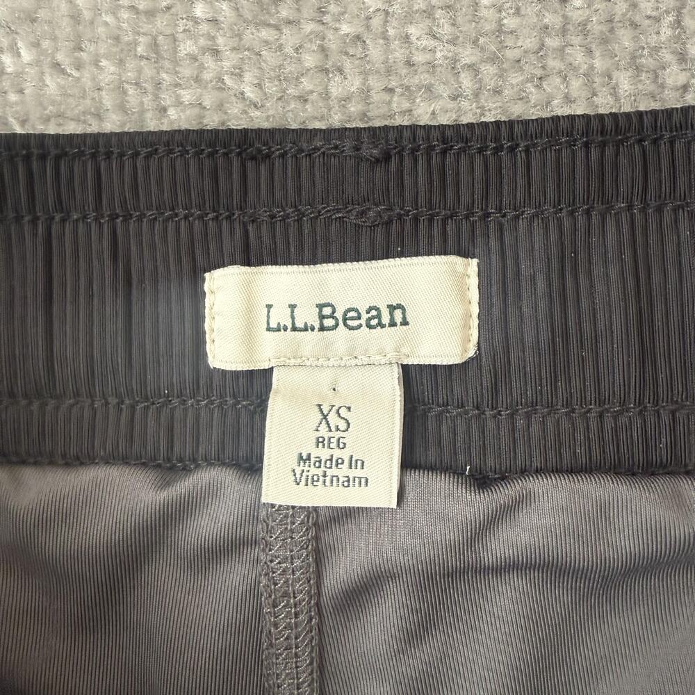 L.L. Bean Skort Womens XS Black Athletic Drawstring Waist Built In Shorts Hiking - Picture 2 of 7